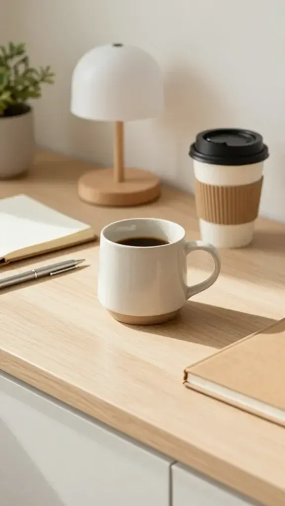 A high-resolution, realism-style photograph of a cozy, sunlit scene centered on a small, meaningful purchase that brings daily joy. Feature a neatly arranged, softly lit desk or kitchen counter with a simple, well-loved object as the focal point—such as a compact, elegant mug, a handmade journal, a sturdy reusable coffee cup, or a minimalistic lamp—placed among everyday items like a notebook, a pen, a warm beverage, and a small plant. The mood should convey warmth, gratitude, and everyday utility, with natural textures (wood, ceramic, fabric) and gentle afternoon light casting subtle shadows. The composition should feel authentic and relatable, capturing a moment of quiet satisfaction and the idea of “small purchase, big joy” without any external text or overlays. Ensure the main subject from the article title is represented as the central, tangible item that embodies practical joy.